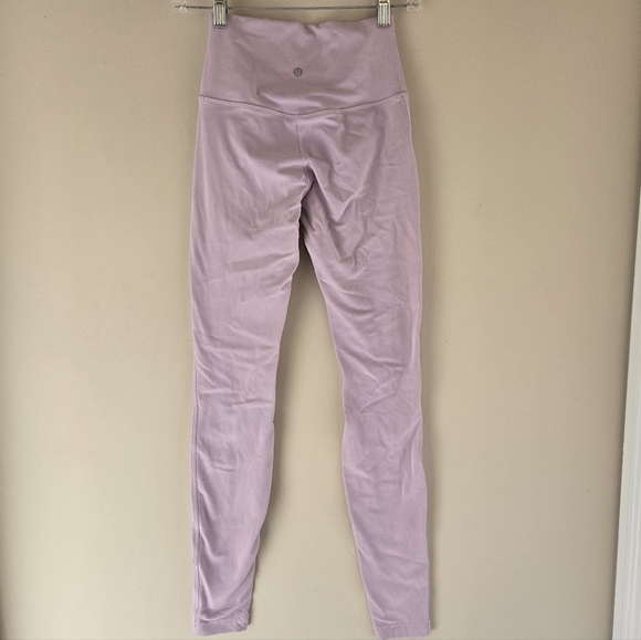 lululemon athletica Pants - Lululemon High Waisted Blush Pink Leggings size 4 Tall Wunder Under